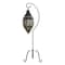41" Metal Stand with Decorative Moroccan Candle Lantern